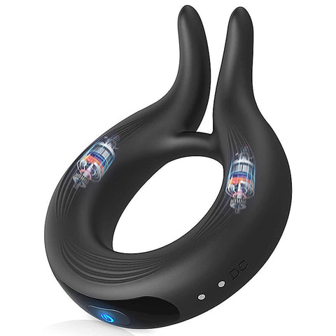 10 Functions Mens Pleasure Lock Ring by BDStyle - Vibrating Cock Rings