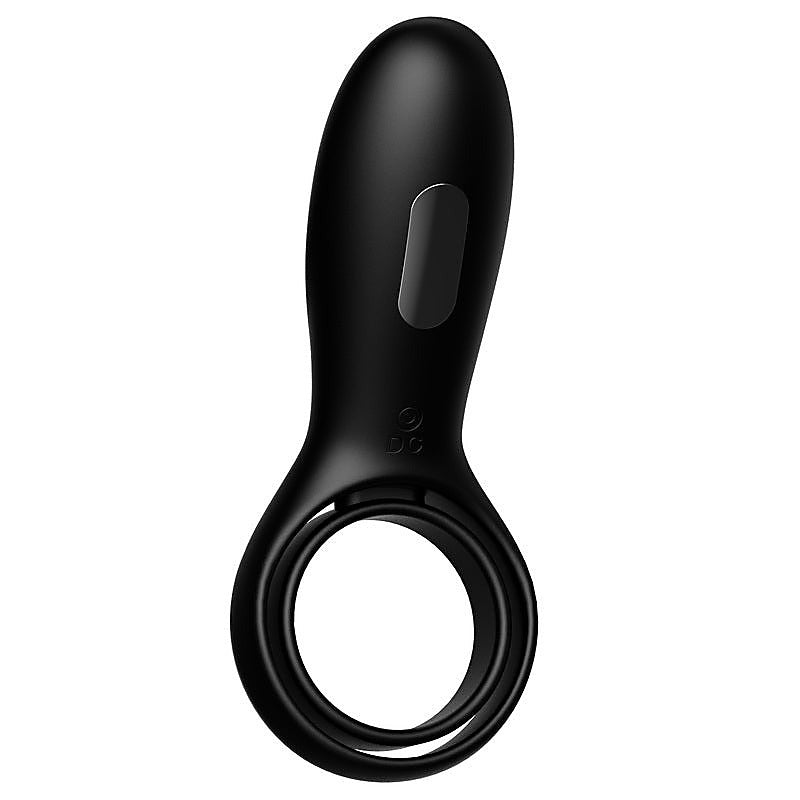 10 Functions Vibrating Cock Ring with Double Ring by BDStyle - Vibrating Cock Rings
