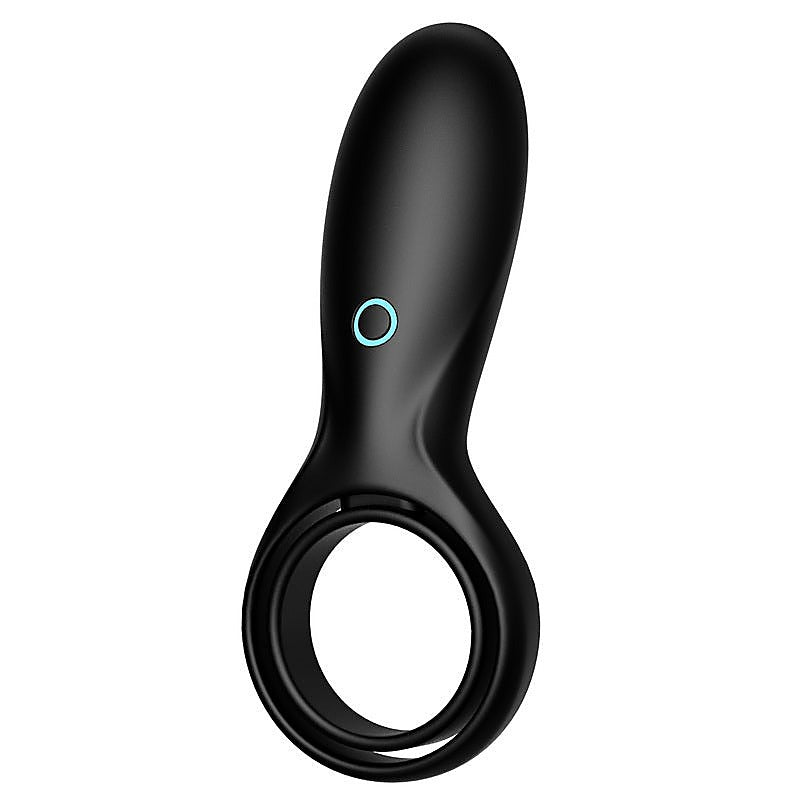 10 Functions Vibrating Cock Ring with Double Ring by BDStyle - Vibrating Cock Rings