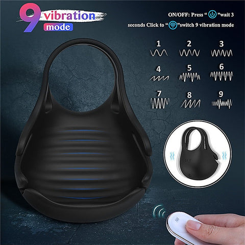 Nest Scrotum Vibrating Mens Cock Ring by S-Hande - Vibrating Cock Rings