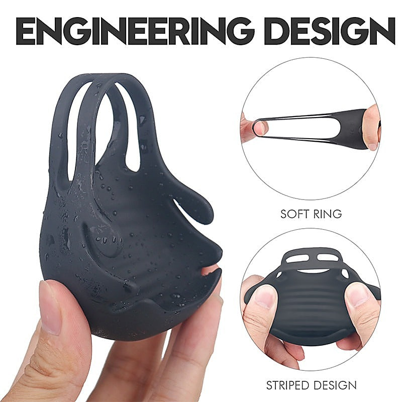 Nest Scrotum Vibrating Mens Cock Ring by S-Hande - Vibrating Cock Rings