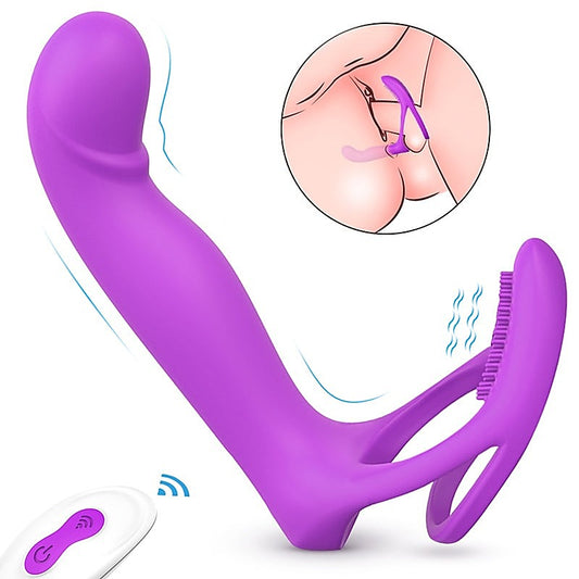 Lorna Vibrating Cock Ring With Butt Plug by S-Hande - Vibrating Cock Rings