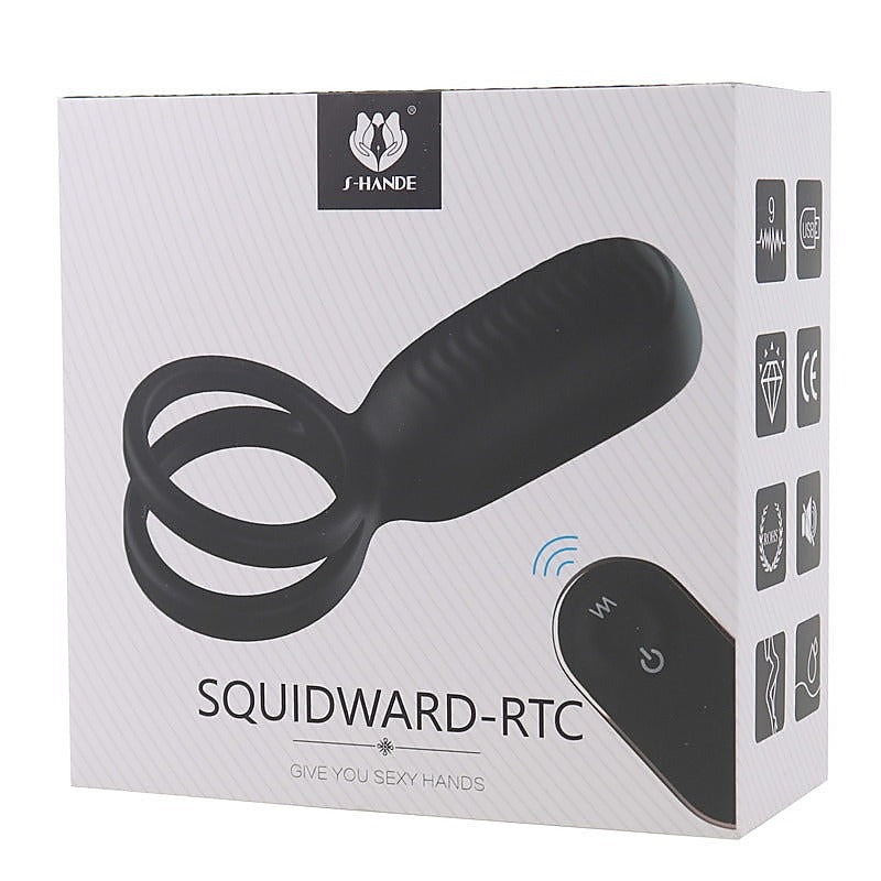 Squidward 9 Frequency Vibration Cock Ring by S-Hande - Vibrating Cock Rings