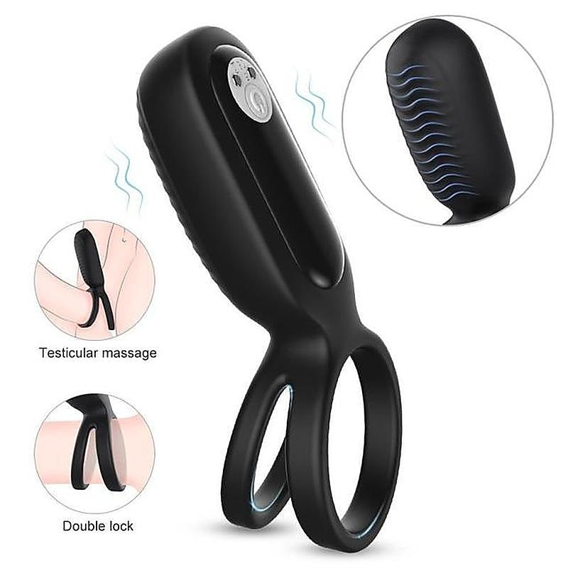Squidward 9 Frequency Vibration Cock Ring by S-Hande - Vibrating Cock Rings