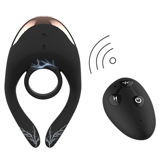 Electric Shock Mens Wireless Cock Ring by BDStyle - Vibrating Cock Rings