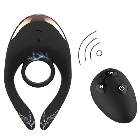 Electric Shock Mens Wireless Cock Ring by BDStyle - Vibrating Cock Rings