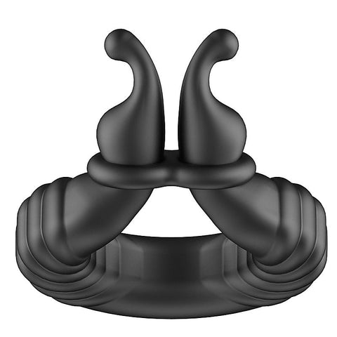 Snails 10 Functions Vibrating Dual Penis Ring by BDStyle - Vibrating Cock Rings