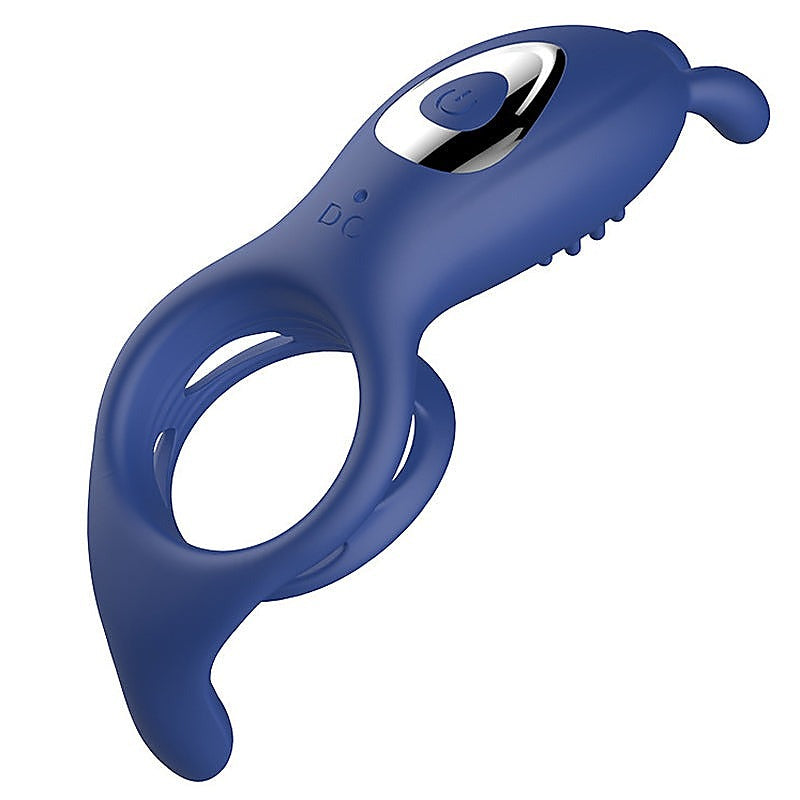 9 Functions Vibrating Rabbit Cock Ring by BDStyle - Vibrating Cock Rings
