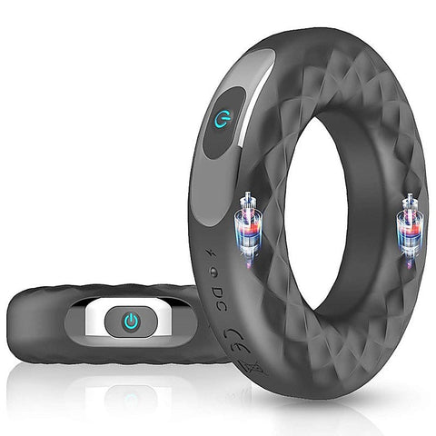 10 Functions Rechargeable Wireless Mens Cock Ring by BDStyle - Vibrating Cock Rings