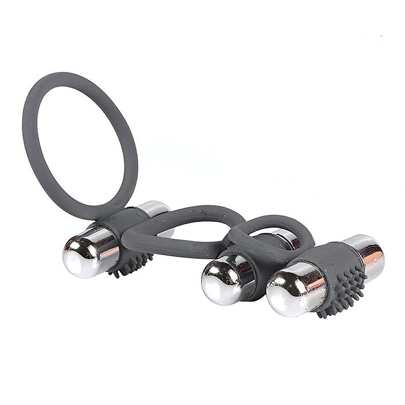 Three Ring 7 Model Vibration Cock Ring by BDStyle - Vibrating Cock Rings