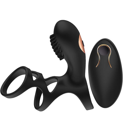 Kayla 10 Functions Vibrating Penis Ring by Mannuo - Vibrating Cock Rings