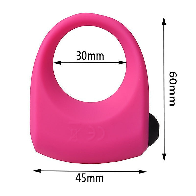 One Speed Vibration Silicone Cock Ring by BDStyle - Vibrating Cock Rings