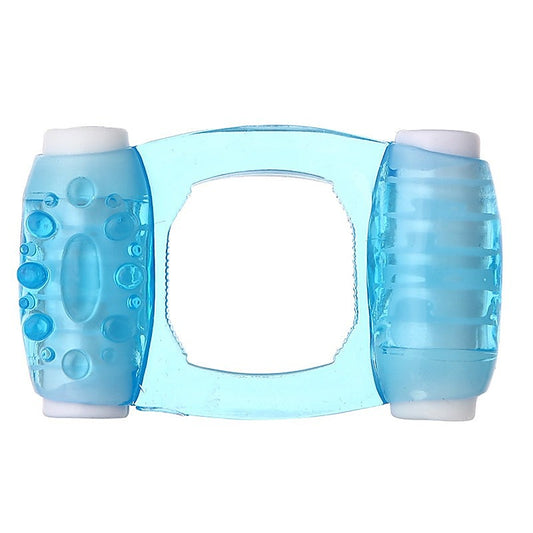 Double Moto Adjustable Vibrating Cock Ring by BDStyle - Vibrating Cock Rings
