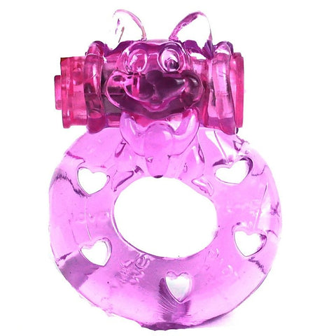 Multi Functions TPR Vibrating Cock Ring by BDStyle - Vibrating Cock Rings