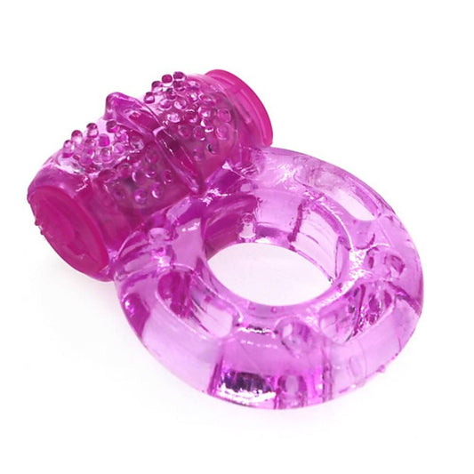 Multi Functions Waterproof Butterfly Cock Ring by BDStyle - Vibrating Cock Rings