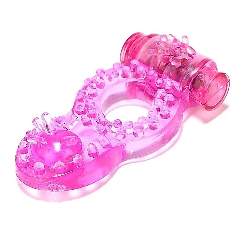 Hem Beads Soft TPR Vibrating Cock Ring by BDStyle - Vibrating Cock Rings