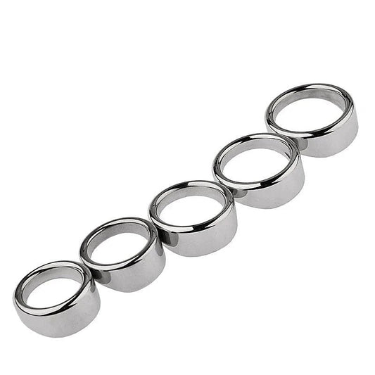 Stainless Steel Chrome Rooster Penis Ring by BDStyle - Steel Cock Rings