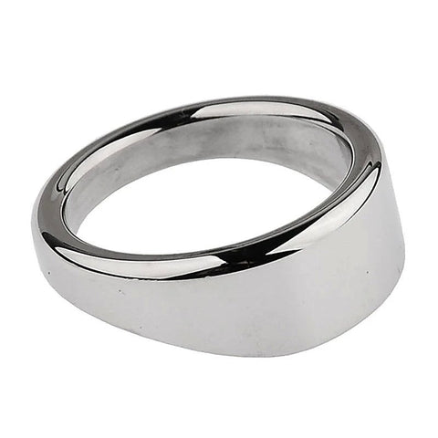 Stainless Steel Chrome Rooster Penis Ring by BDStyle - Steel Cock Rings