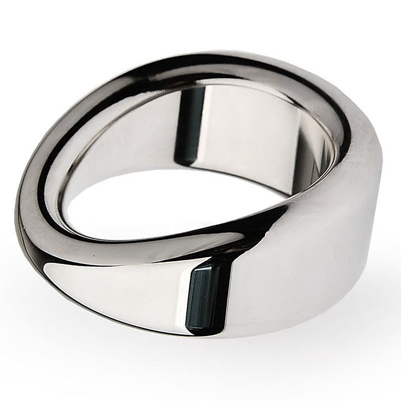 Heavy Duty Erection Enhancer Metal Penis Ring by BDStyle - Steel Cock Rings
