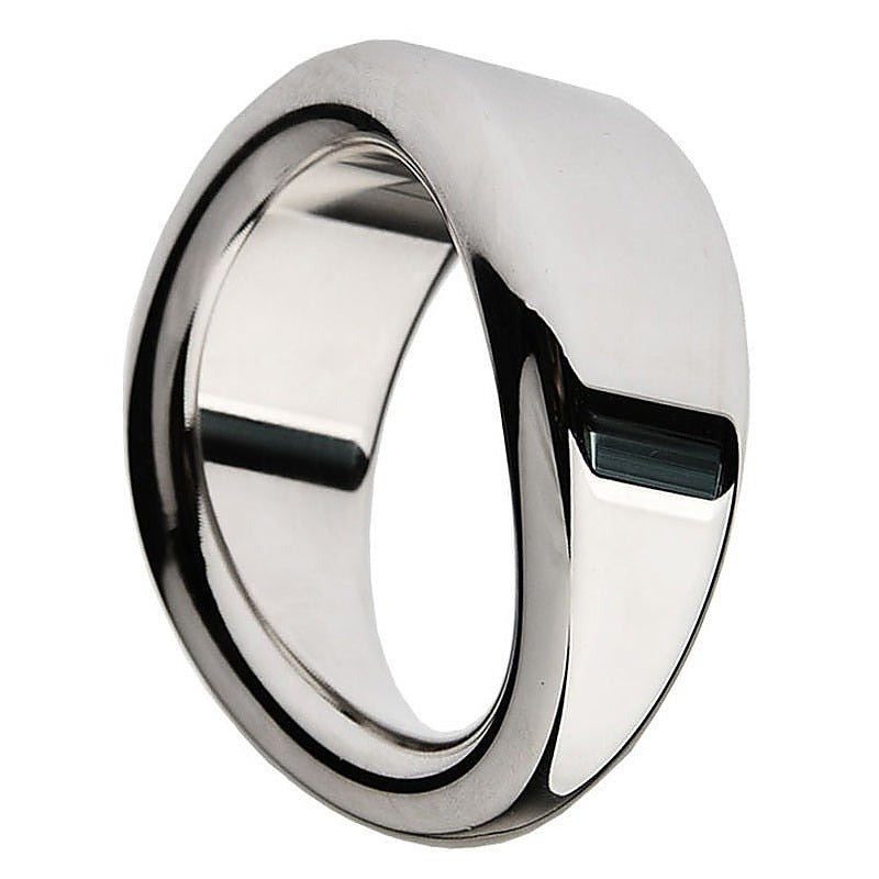 Heavy Duty Erection Enhancer Metal Penis Ring by BDStyle - Steel Cock Rings