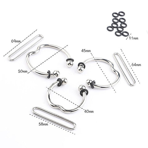 Ultimate Male Enhancer Metal Cock Ring by BDStyle - Steel Cock Rings