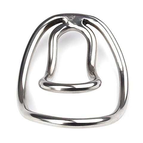 Metal Camel Toe Clip Cock Ring by BDStyle - Steel Cock Rings