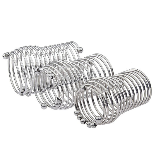 Stainless Steel Spring Cock Ring by BDStyle - Steel Cock Rings