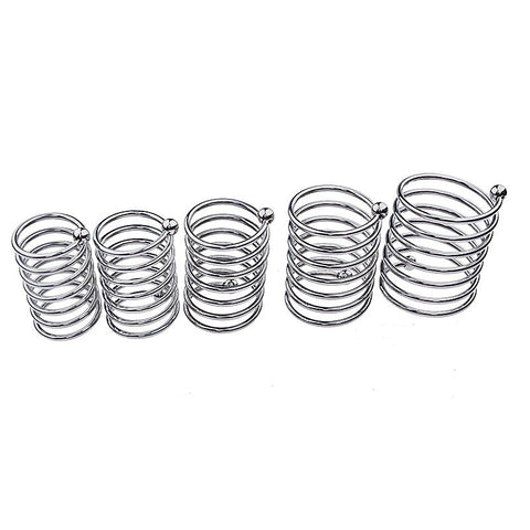 Spring Style 6 Circle Mens Metal Glans Ring by BDStyle - Steel Cock Rings