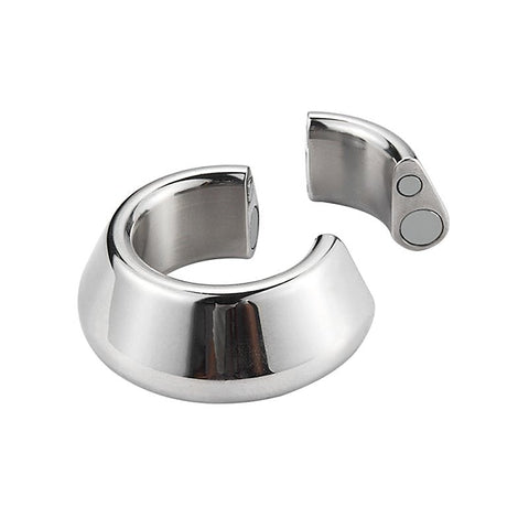 Magnetic Precision Metal Cock Ring by BDStyle - Steel Cock Rings