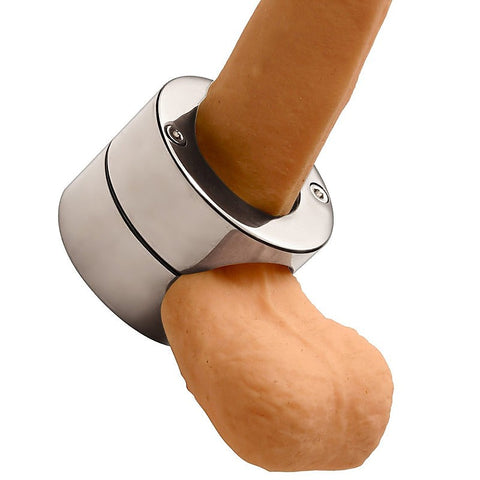 Stainless Steel Male Penis Trap by BDStyle - Steel Cock Rings