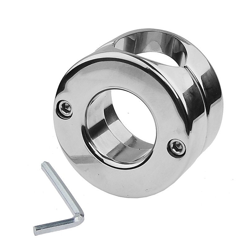 Stainless Steel Male Penis Trap by BDStyle - Steel Cock Rings