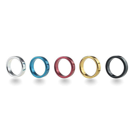 Colorful Sex Delay Aluminum Mens Cock Ring by BDStyle - Steel Cock Rings