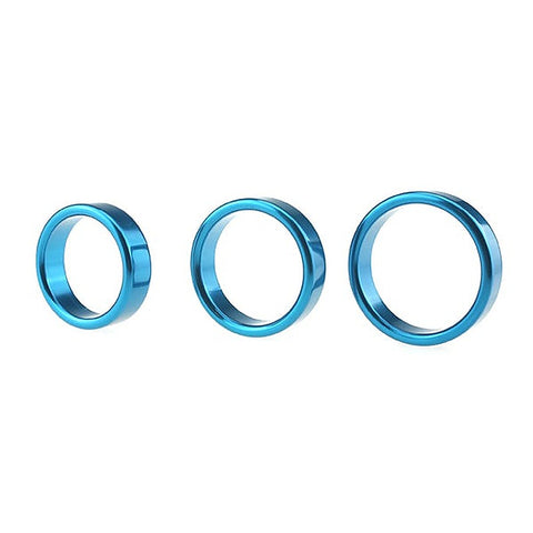 Colorful Erection Enhancer Aluminum Cock Ring by BDStyle - Steel Cock Rings