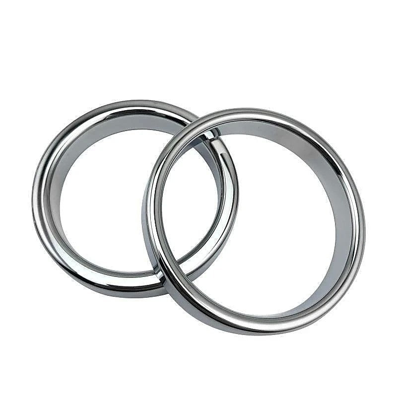BDStyle Chrome Stainless Steel Mens Cock Ring 1.2cm Height Premium Chrome - Steel Cock Rings