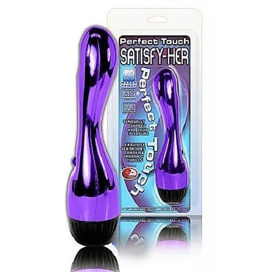 Perfect Touch Satisfy Her Multi Speed Waterproof Vibrator - Clit Ticklers and Pulsators