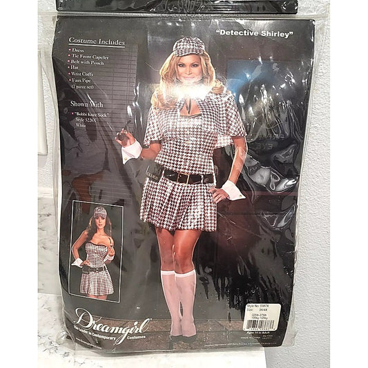 Dream Girl Halloween Detective Shirley Sexy Costume - Fancy Dress Ups