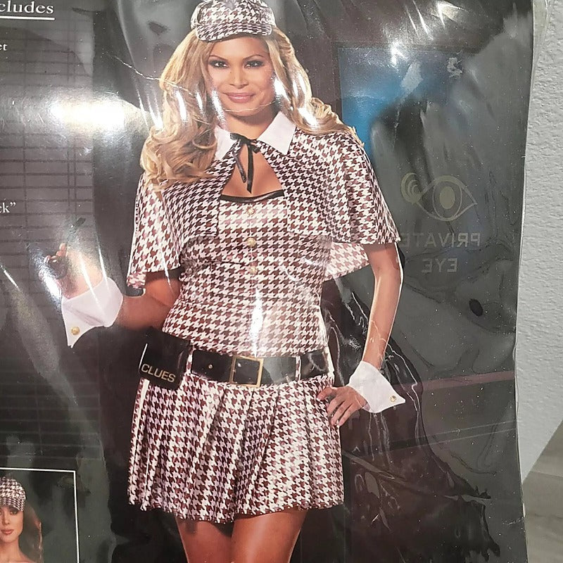 Dream Girl Halloween Detective Shirley Sexy Costume - Fancy Dress Ups