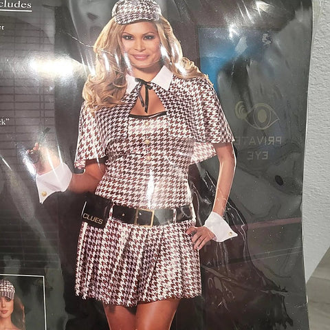 Dream Girl Halloween Detective Shirley Sexy Costume - Fancy Dress Ups