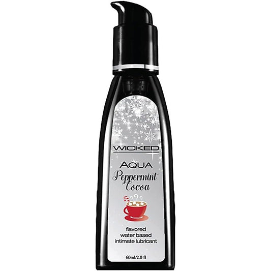 Aqua Water-Based Lubricant Peppermint Cocoa - Water Based Lubes