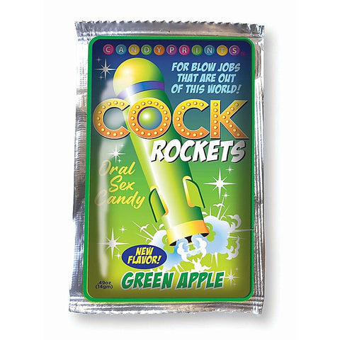 Little Genie Cock Rockets Flavoured Oral Sex Candy 15 grams Sweet Oral Enhancement - Party Gifts and Novelties