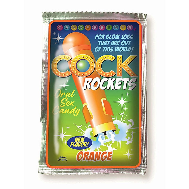 Little Genie Cock Rockets Flavoured Oral Sex Candy 15 grams Sweet Oral Enhancement - Party Gifts and Novelties
