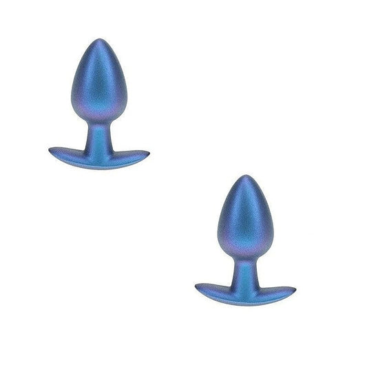 Shots OUCH! Metallic Medium Butt Plug by Shots Toys - Butt Plugs