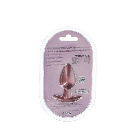 Shots OUCH! Metallic Medium Butt Plug by Shots Toys - Butt Plugs