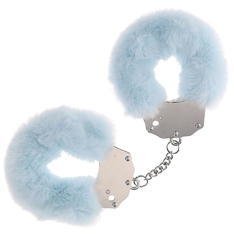 Heavy Duty Fluffy Bondage Hand Cuffs by Shots Toys - Cuffs And Restraints