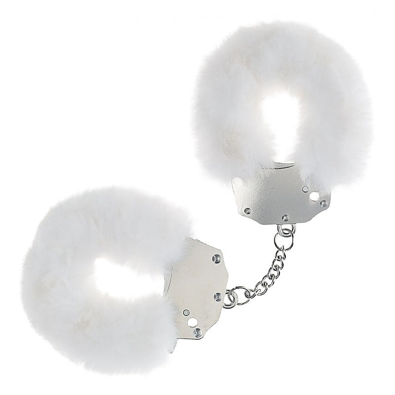 Heavy Duty Fluffy Bondage Hand Cuffs by Shots Toys - Cuffs And Restraints