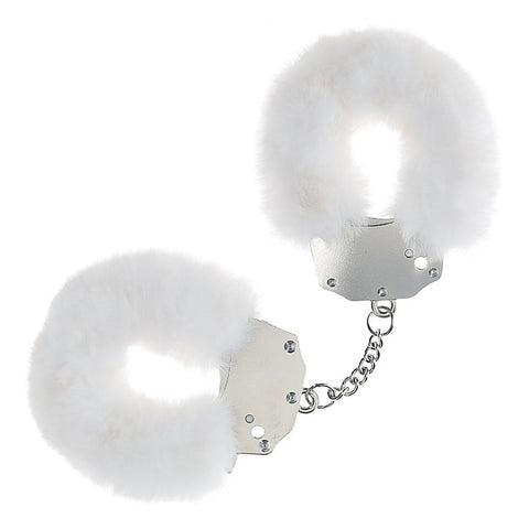 Heavy Duty Fluffy Bondage Hand Cuffs by Shots Toys - Cuffs And Restraints