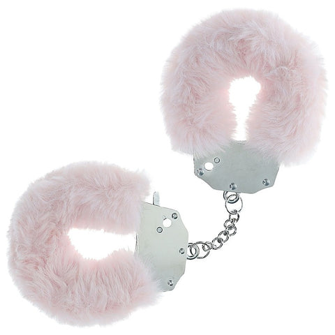 Heavy Duty Fluffy Bondage Hand Cuffs by Shots Toys - Cuffs And Restraints