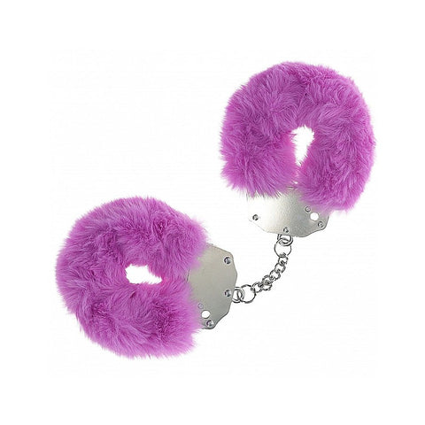 Heavy Duty Fluffy Bondage Hand Cuffs by Shots Toys - Cuffs And Restraints