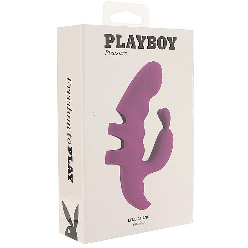 Playboy Pleasure LEND A HAND Finger Vibrator by Evolved - Finger and Tongue Vibrators
