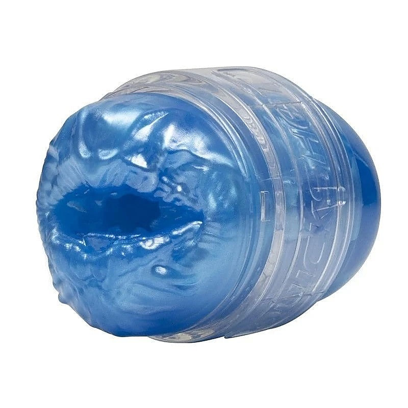 Quickshot Alien Blue Metallic Mouth and Butt by Fleshlight - Fleshlight Male Masturbators